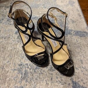 Jimmy Choo Ivette 90 Patent Sandal